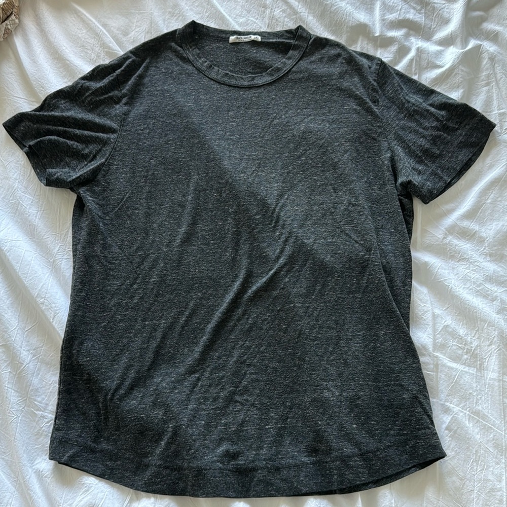 Buck Mason curved tee